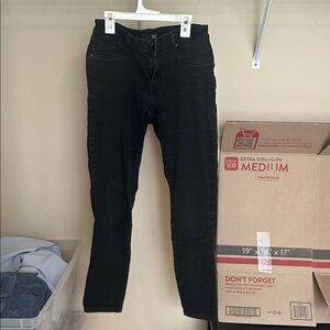 1822 Denim Black Slim Jeans